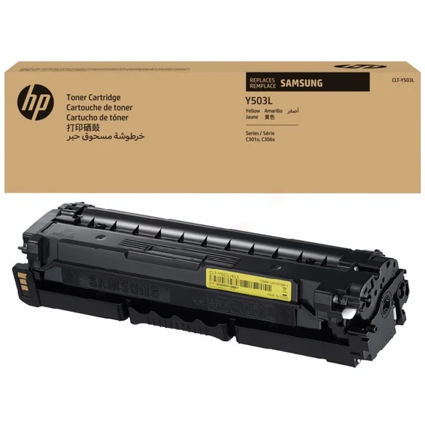 Original HP CLT-Y503L / SU491A XL Toner gelb · 5.000 Seiten