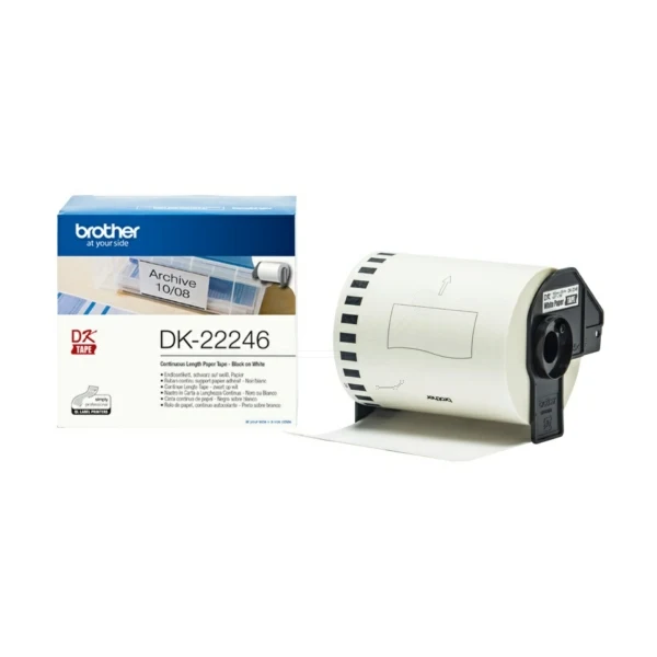 Original Brother DK-22246 DirectLabel Etiketten weiss 103mm x 30,48m