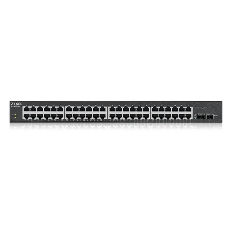 Zyxel GS1900-48HPv2 Managed L2 Gigabit Ethernet (10/100/1000) Power over Ethernet (PoE) Schwarz