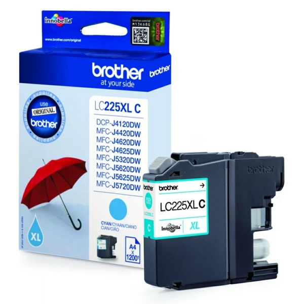 Original Brother LC-225XL Tintenpatrone cyan