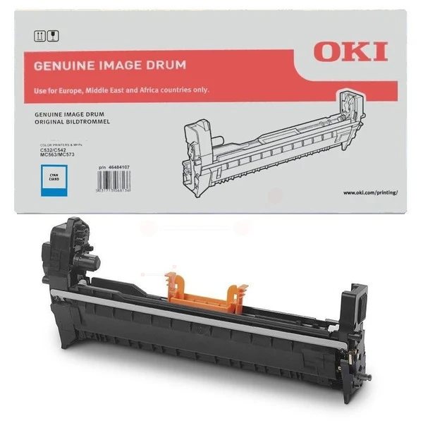 Original OKI 46484107 Drum Kit cyan · 30.000 Seiten
