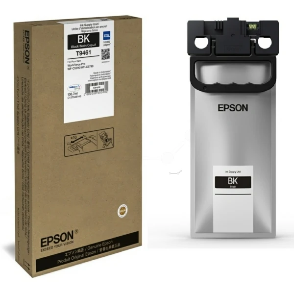 Original Epson T9461 Tintenpatrone schwarz