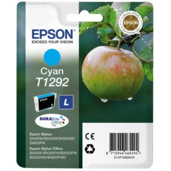 Original Epson T1292 Tintenpatrone cyan