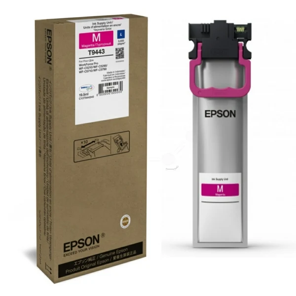 Original Epson T9443 Tintenpatrone magenta