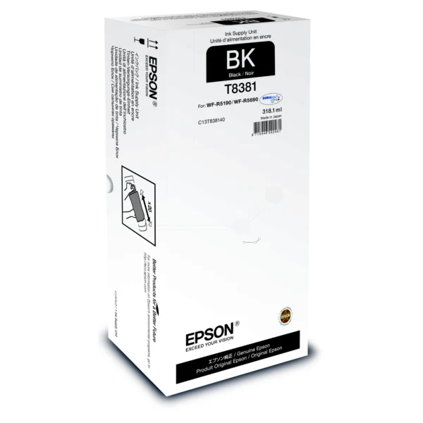Original Epson T8381 Tintenpatrone schwarz
