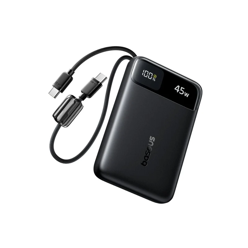 Baseus EnerFill FC11 Power Bank with Dual Built-in USB-C Cables 10000mAh 45W