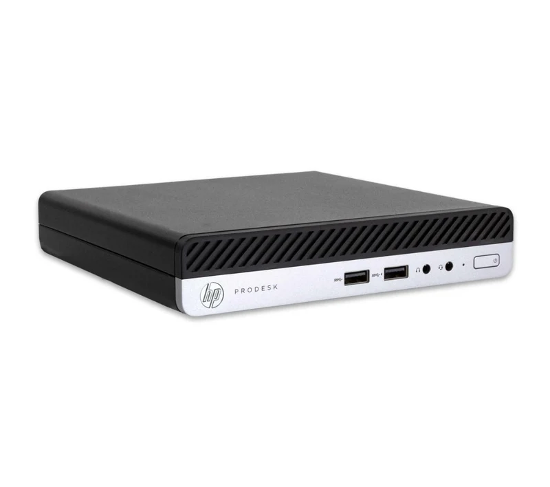 HP ProDesk 400 G4 Desktop Mini, Intel Core i5 8500T, 8GB, 256GB SSD, Windows 11 Pro, ESET Internet Security