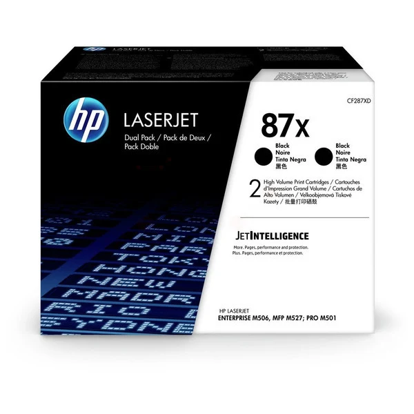 Original HP 87X / CF287XD XL Toner Doppelpack · 36.000 Seiten