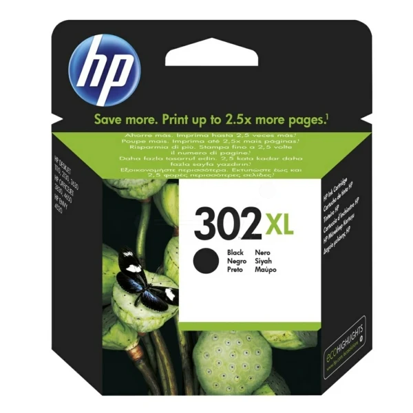 Original HP 302XL Tintenpatrone schwarz