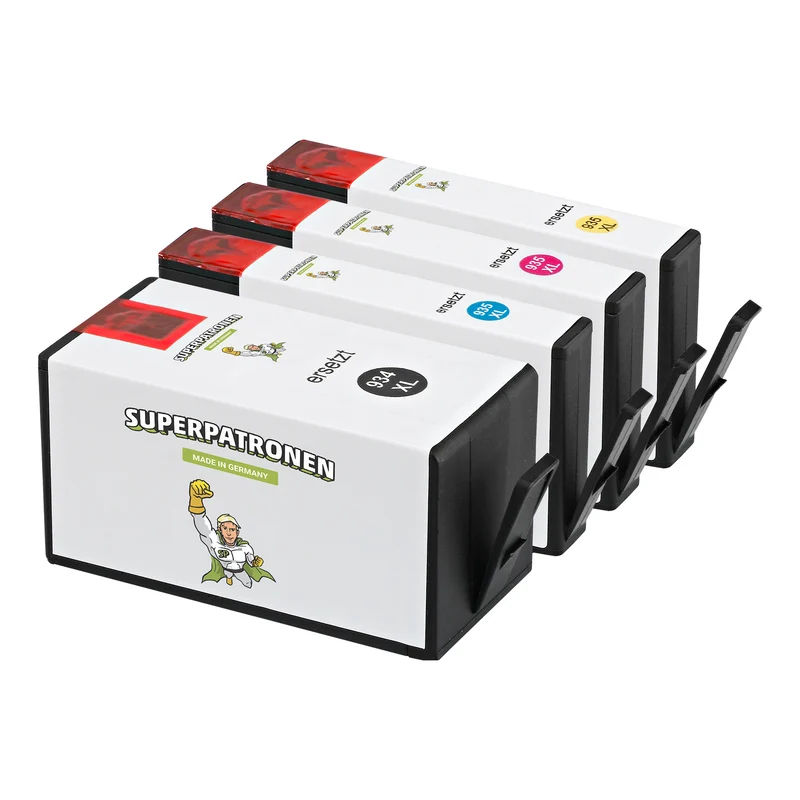 Refill HP 934XL & 935XL Tintenpatrone 4er-Set Bk,C,M,Y