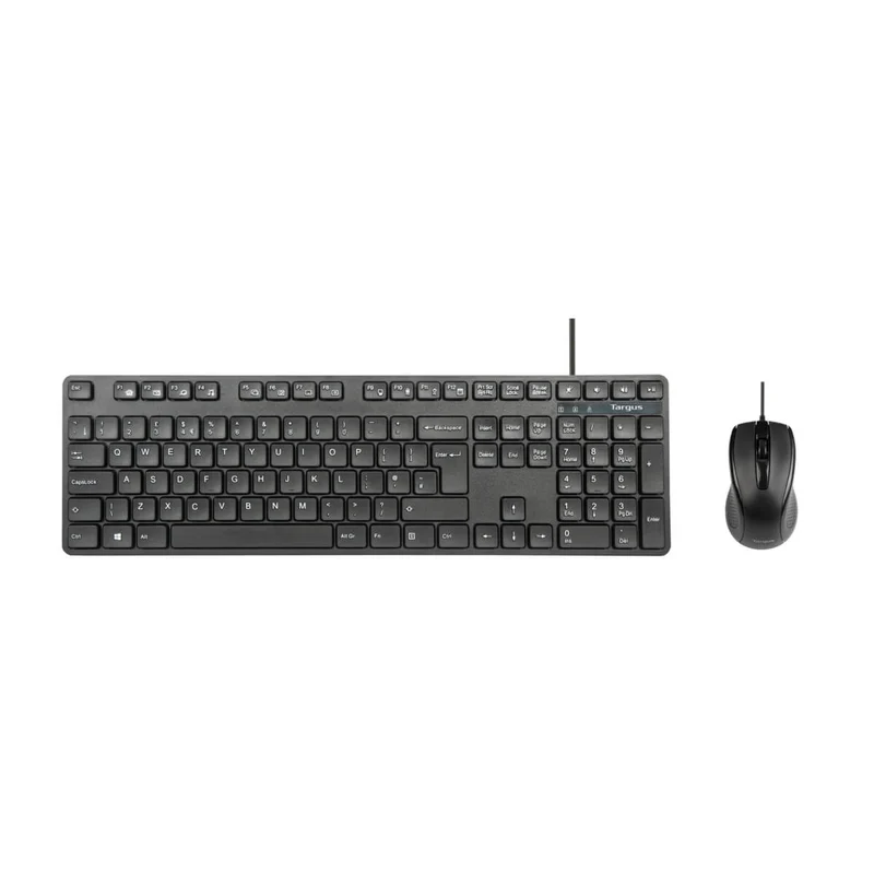 Kabelgebundene Tastatur-Maus-Kombination in voller Größe (Spanisch)