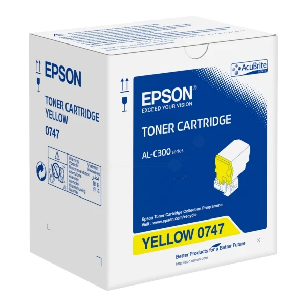 Original Epson 0747 Toner gelb · 8.800 Seiten