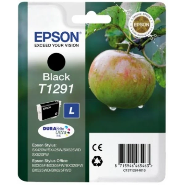 Original Epson T1291 Tintenpatrone schwarz