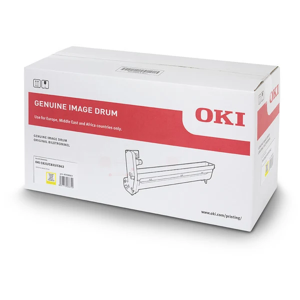 Original OKI 46438001 Drum Kit gelb · 30.000 Seiten