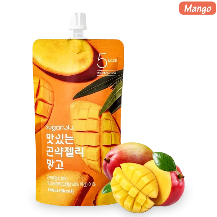 Konjac Gelee im Quetschbeutel