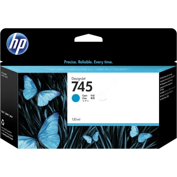 Original HP 745 / F9J97A Tintenpatrone cyan