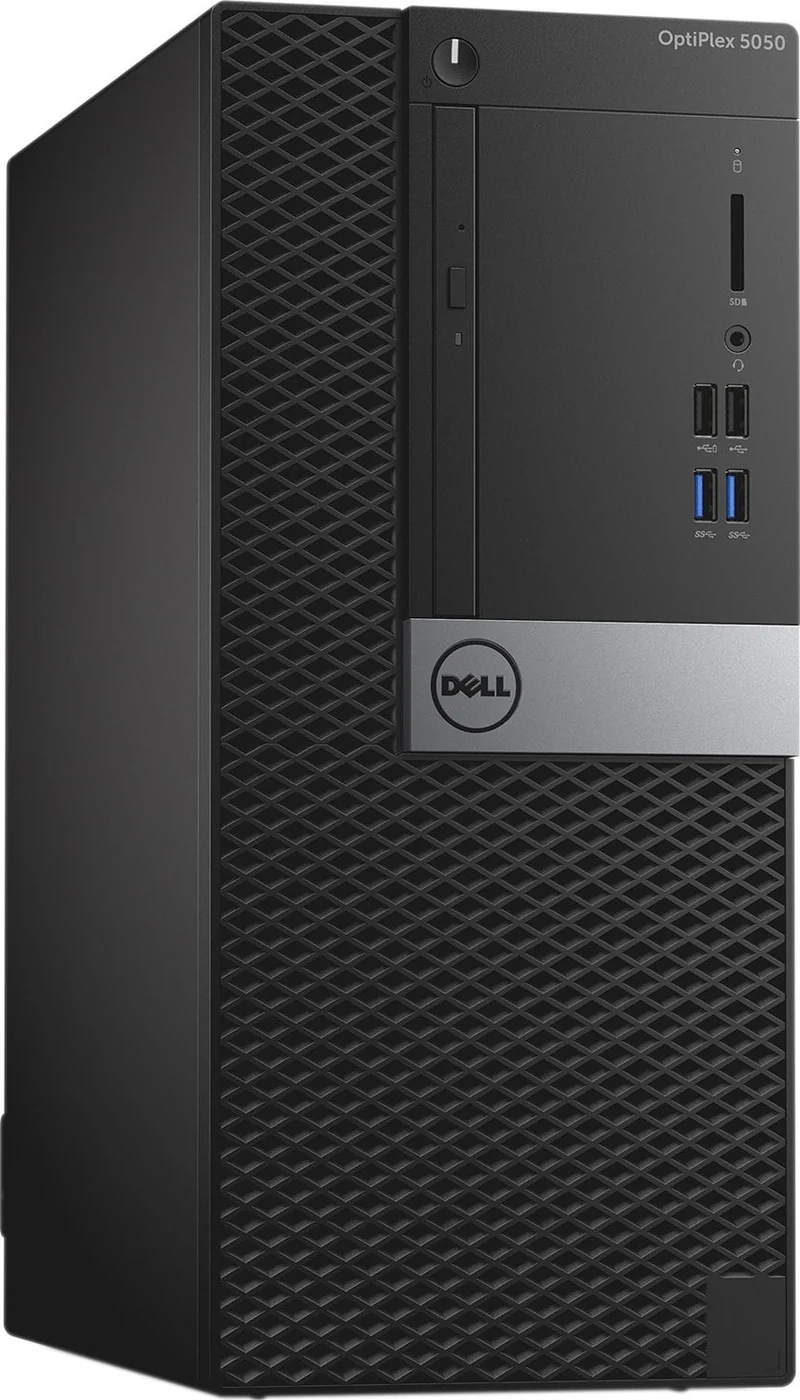 Dell Optiplex 5050 MT Intel Quad Core i5 128GB SSD + 1TB SSD 16GB Windows 10 Home DVD Brenner