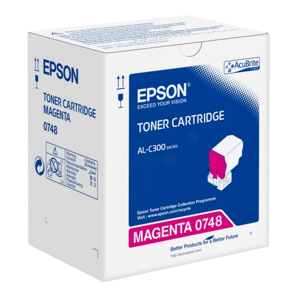 Original Epson 0748 Toner magenta · 8.800 Seiten
