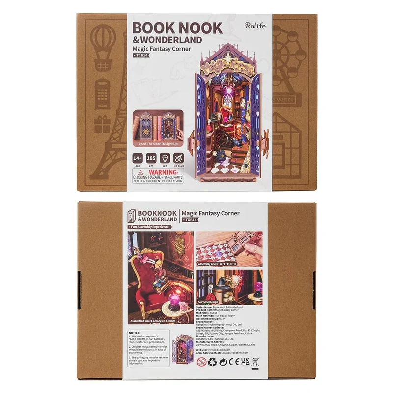 Book Nook Bausatz Magische Fantasy Ecke