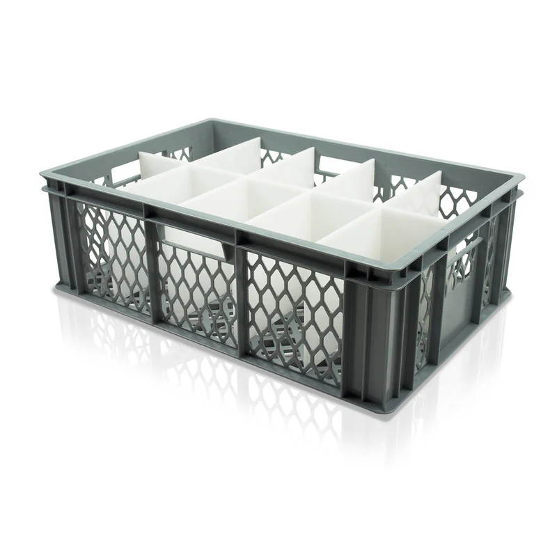 Wash and Store Crate for Jugs, Chinaware & Other Crockery 10 Cell (Cell Size: 180x109mm)