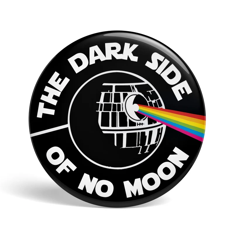 Geek Button The Dark Side of no Moon