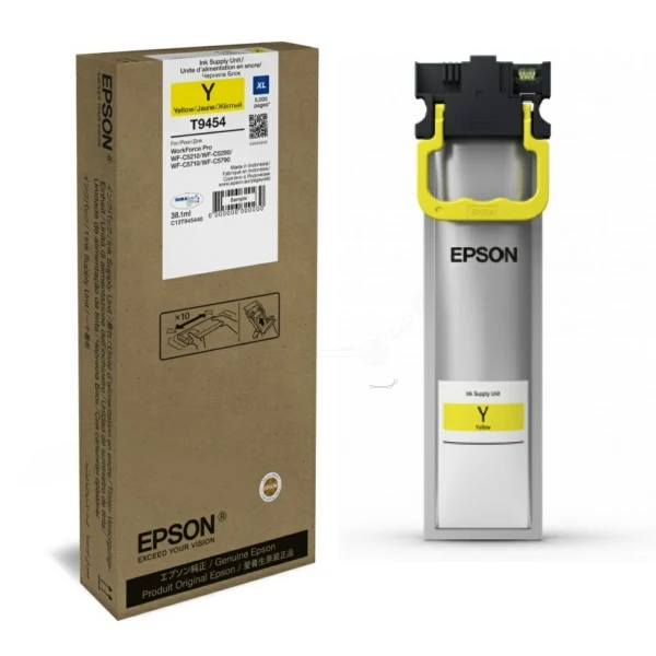 Original Epson T9454 Tintenpatrone gelb
