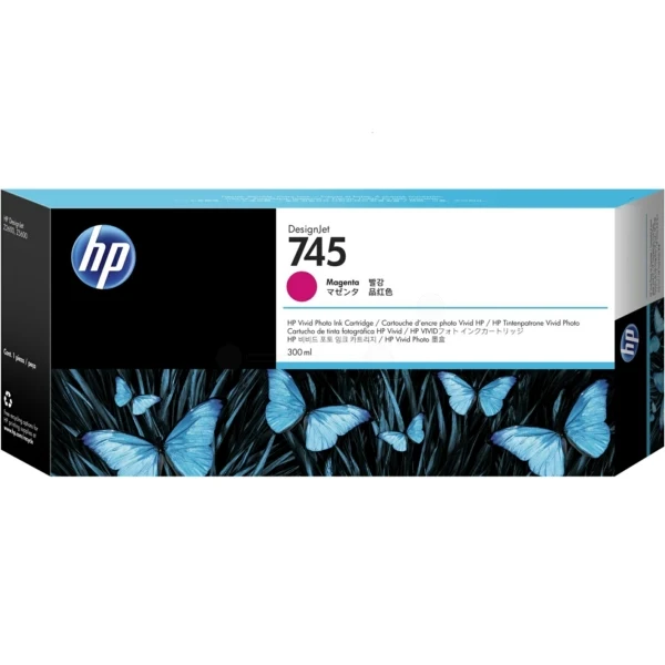 Original HP 745 / F9K01A Tintenpatrone magenta