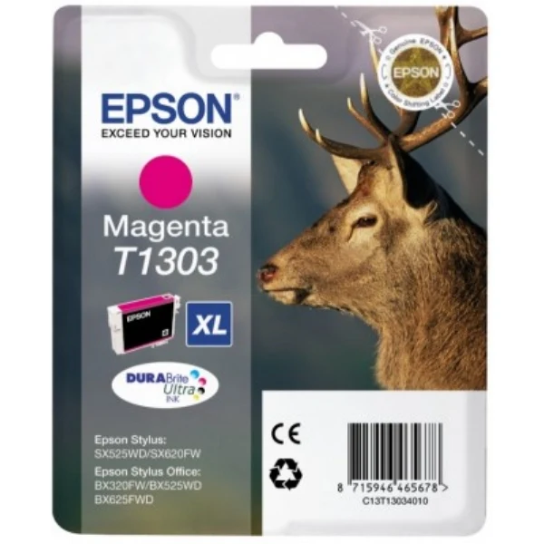 Original Epson T1303 Tintenpatrone magenta