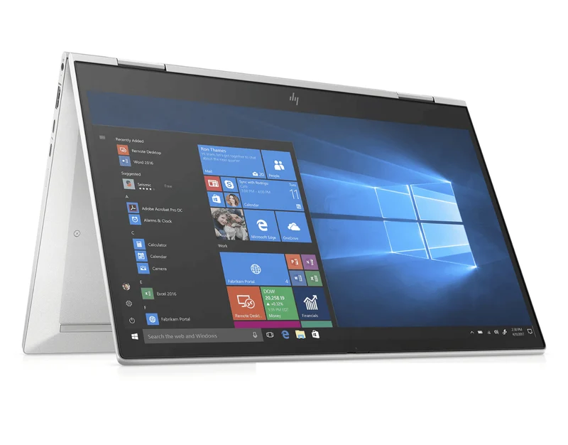 HP EliteBook x360 830 G7, 13,3” Touch Display, Intel Core i5 10310U, 16GB RAM, 512GB SSD, Webcam, Windows 11 Pro