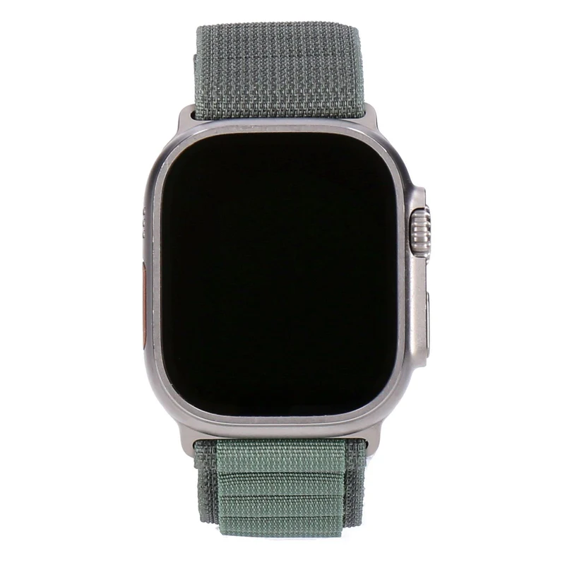 Apple Watch Ultra 49mm GPS + LTE Titangehäuse Polyester Alpine Loop Grün (Größe L)