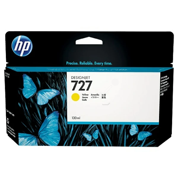 Original HP 727 / F9J78A Tintenpatrone gelb