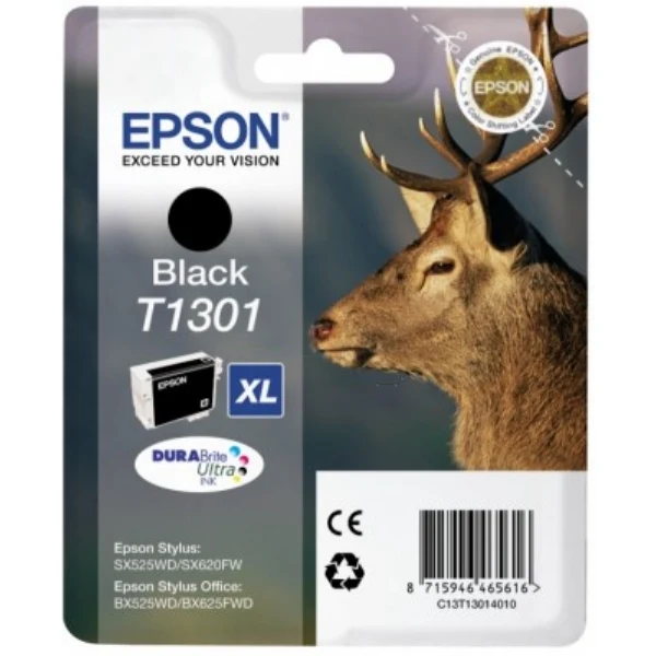 Original Epson T1301 Tintenpatrone schwarz