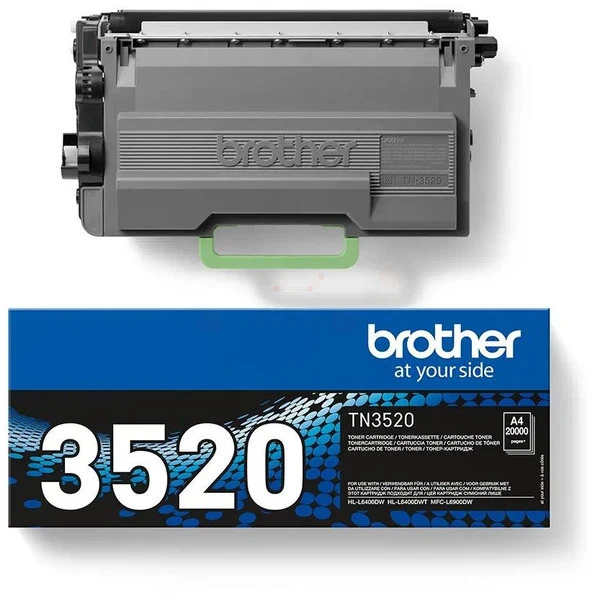 Original Brother TN-3520 Toner schwarz · 20.000 Seiten