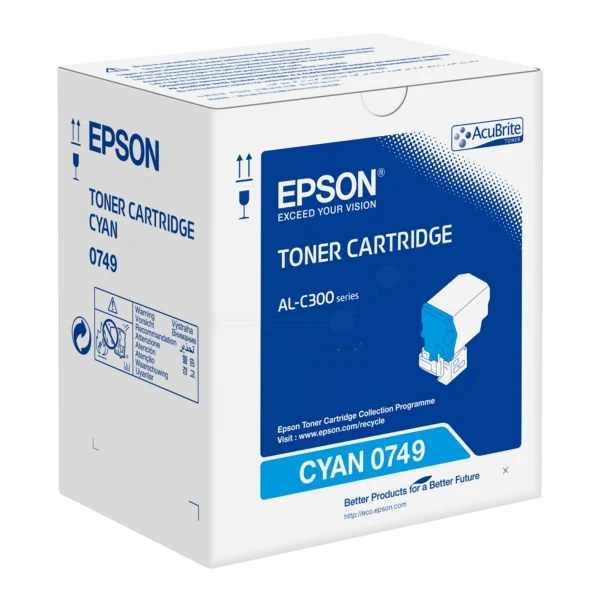 Original Epson 0749 Toner cyan · 8.800 Seiten