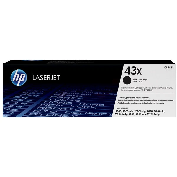 Original HP 43X / C8543X Toner schwarz High-Capacity · 30.000 Seiten