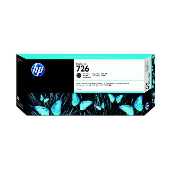 Original HP 726 Tintenpatrone mattschwarz