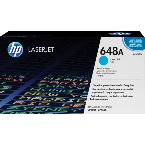 Original HP 648A / CE261A Toner cyan · 11.000 Seiten