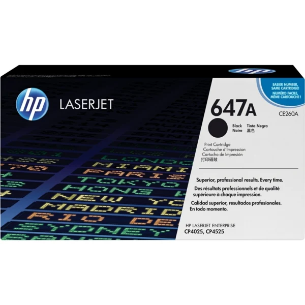 Original HP 647A / CE260A Toner schwarz · 8.500 Seiten