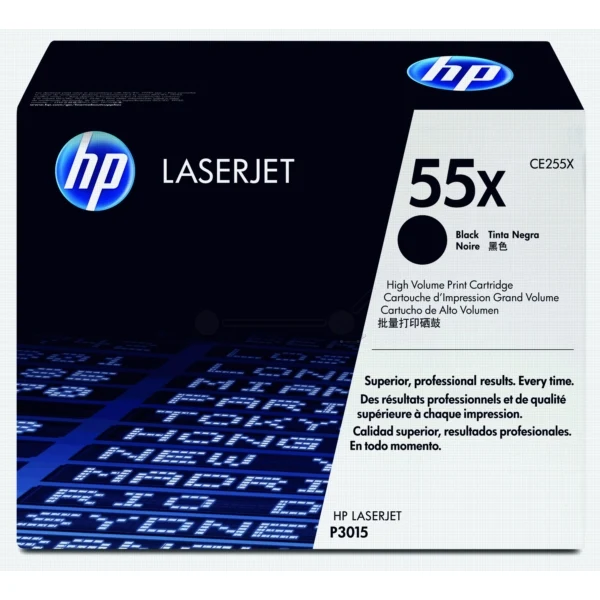 Original HP 55X / CE255X XL Toner schwarz · 12.500 Seiten