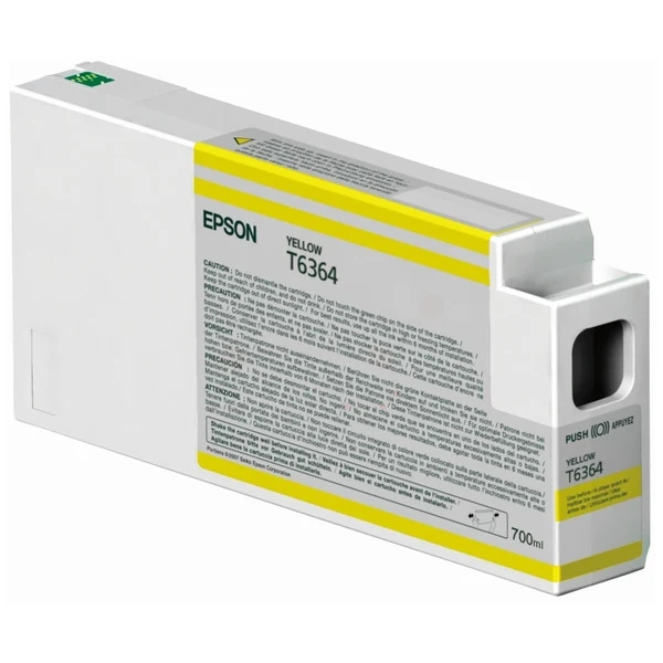 Original Epson T6364 Tintenpatrone gelb