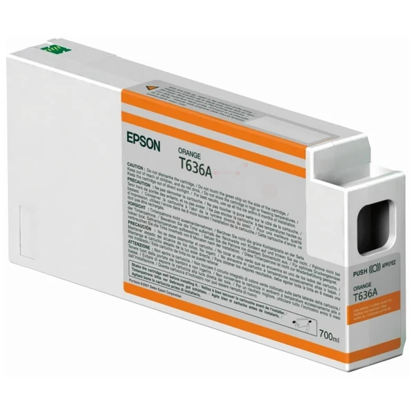 Original Epson T636A Tintenpatrone orange