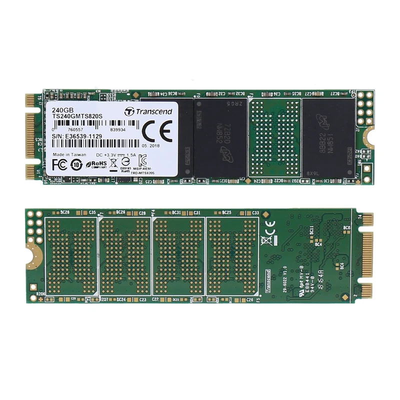 Transcend M.2 SSD 820S SATA III 240GB