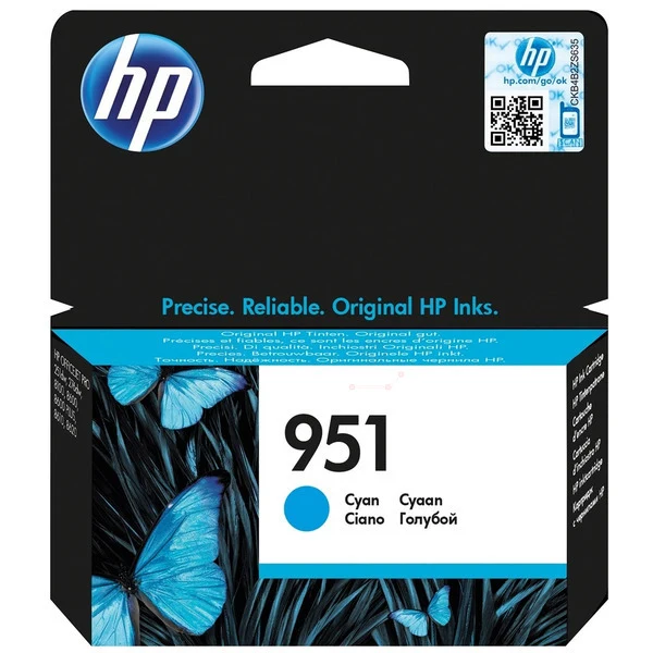 Original HP 951 Tintenpatrone cyan