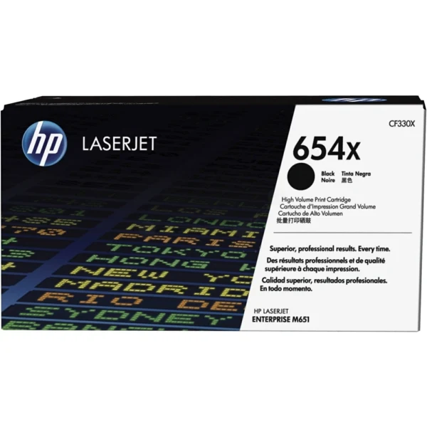 Original HP 654X / CF330X XL Toner schwarz · 20.500 Seiten