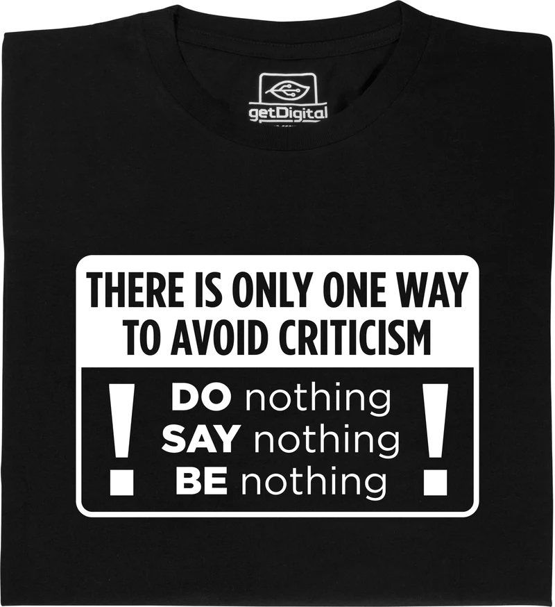 Avoid Criticism