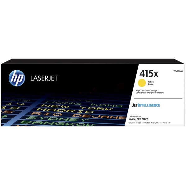 Original HP 415X / W2032X XL Toner gelb · 6.000 Seiten