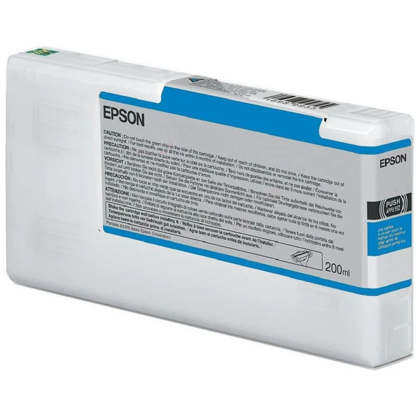 Original Epson C13T55W200 Tintenpatrone cyan