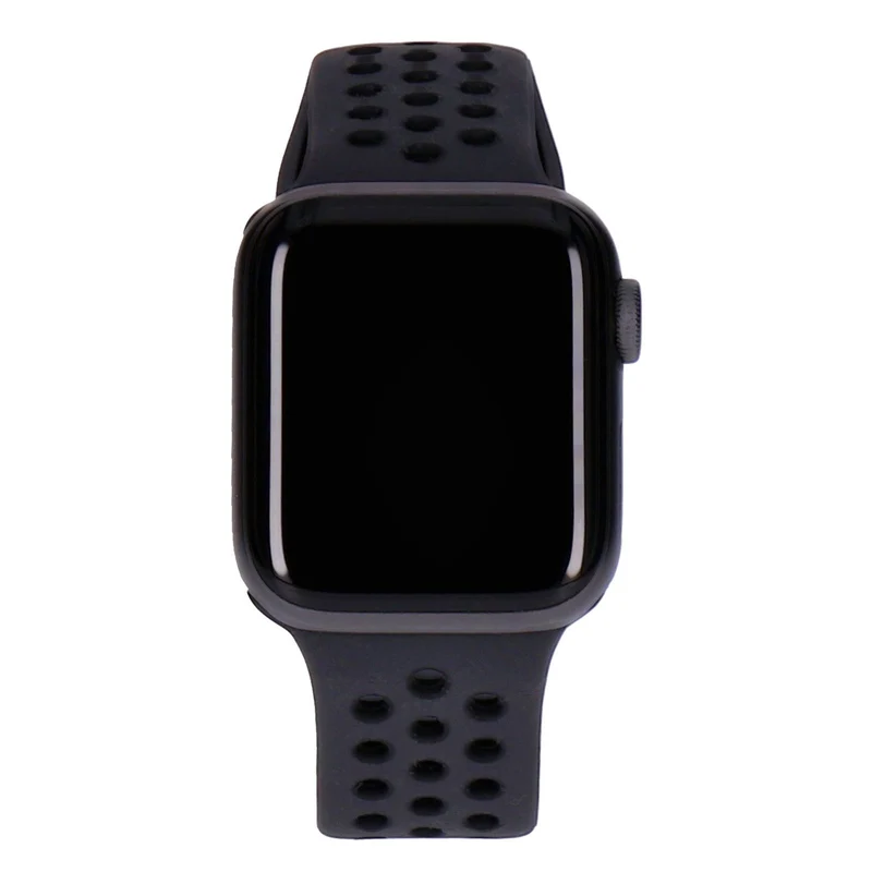 Apple Watch Series 6 Nike 40mm GPS Spacegrau Aluminiumgehäuse mit Sportarmband schwarz