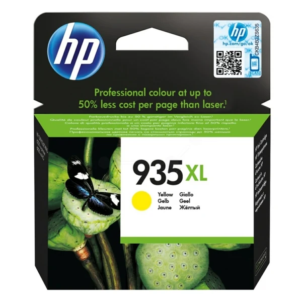Original HP 935XL Tintenpatrone gelb