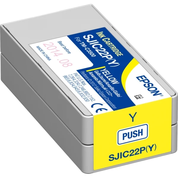 Original Epson SJI-C-22-P-(Y) Tintenpatrone gelb